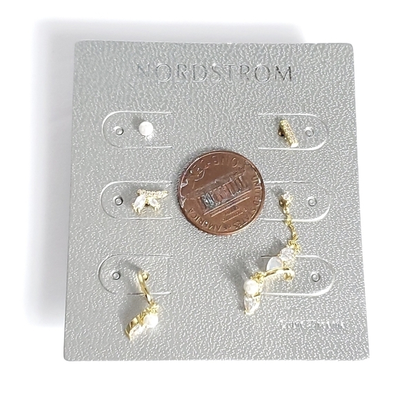 6 moonstone Ear Party earrings - Picture 14 of 14